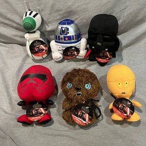 Set of 6 Star Wars plushies-small